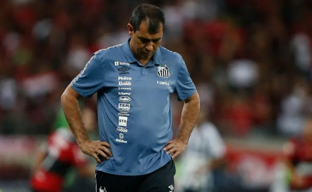 Fábio Carille, treinador do Santos. (Foto: Getty Images)
