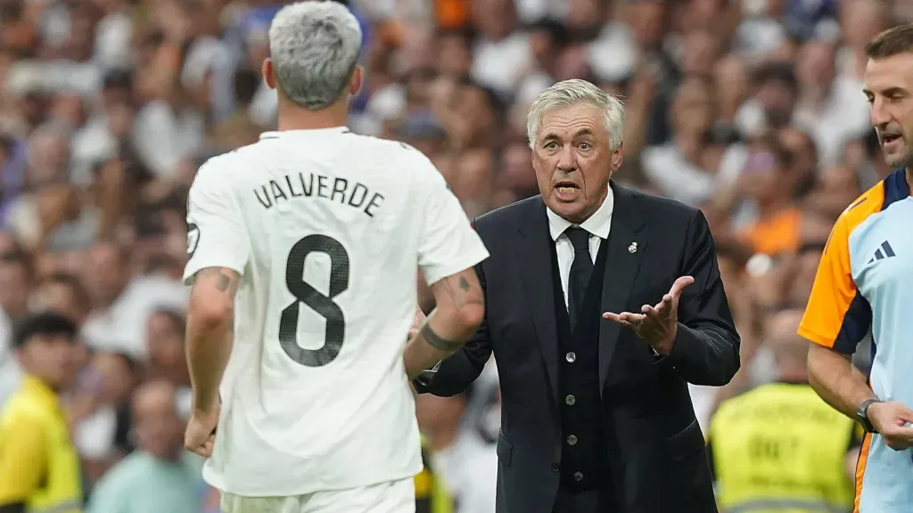 Carlo Ancelotti e Valverde (Foto: IMAGO / Alterphotos)