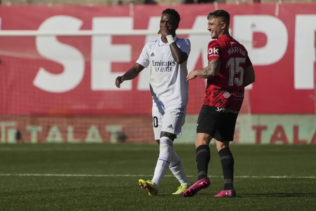 Maffeo vs Vini Jr. (Photo by Rafa Babot/Getty Images)