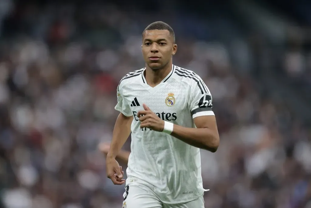 Mbappé pelo Real Madrid. (Photo by Gonzalo Arroyo Moreno/Getty Images)