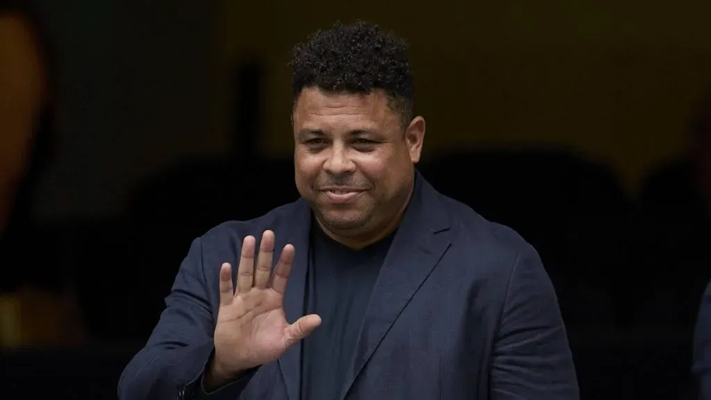Presidente do Real Valladolid, Ronaldo Nazário de Lima, durante a partida de futebol da La Liga entre Real Madrid CF e Real Valladolid no Estádio Santiago Bernabéu em Madrid, Espanha, 25 de agosto de 2024. (Foto: IMAGO / ZUMA Press Wire)