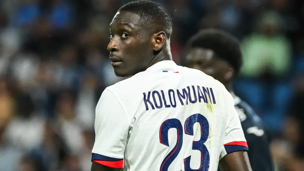 Randal Kolo Muani com a camisa 23 do PSG (foto: IMAGO / ZUMA Press Wire)