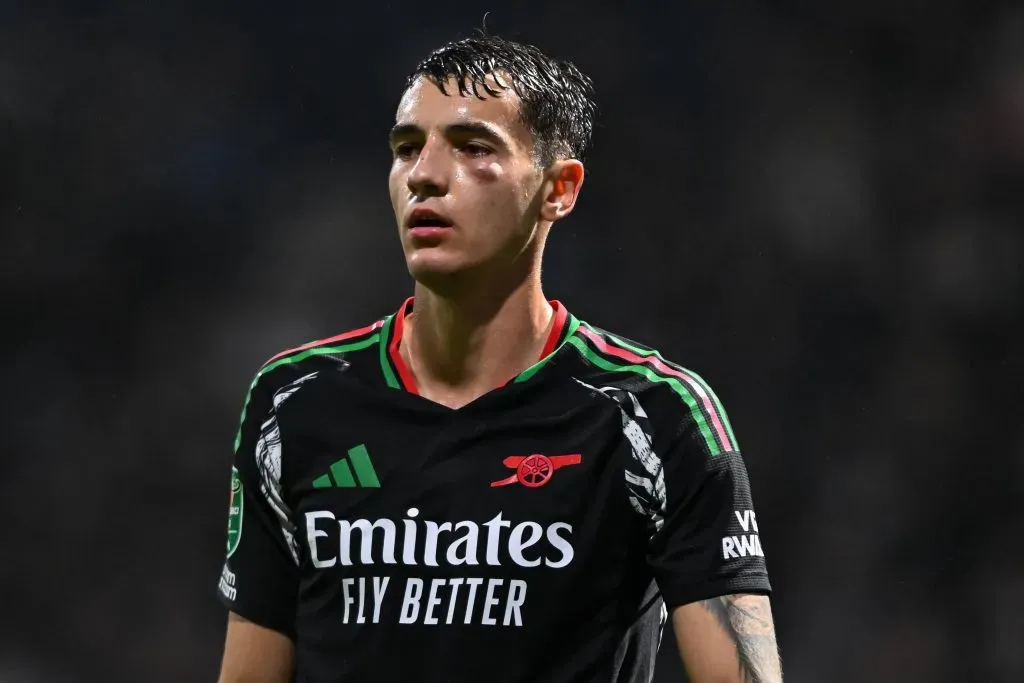 Jakub Kiwior pode deixar o Arsenal já em janeiro. foto: IMAGO / News Images