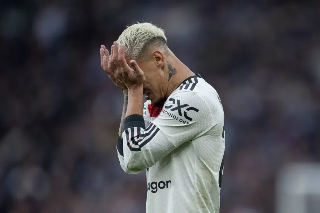 Antony só atuou em cinco partidas pelo Manchester United até aqui. foto: IMAGO / Visionhaus