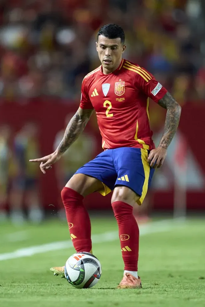 Pedro Porro no radar de Ruben Amorim, novo técnico do Manchester United. Foto: Mateo Villalba Sanchez/Getty Images