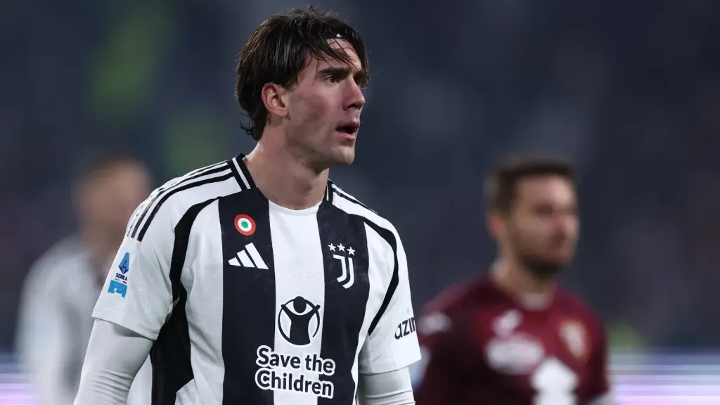 Vlahović em partida pela Juventus (Foto: IMAGO / Marco Canoniero)