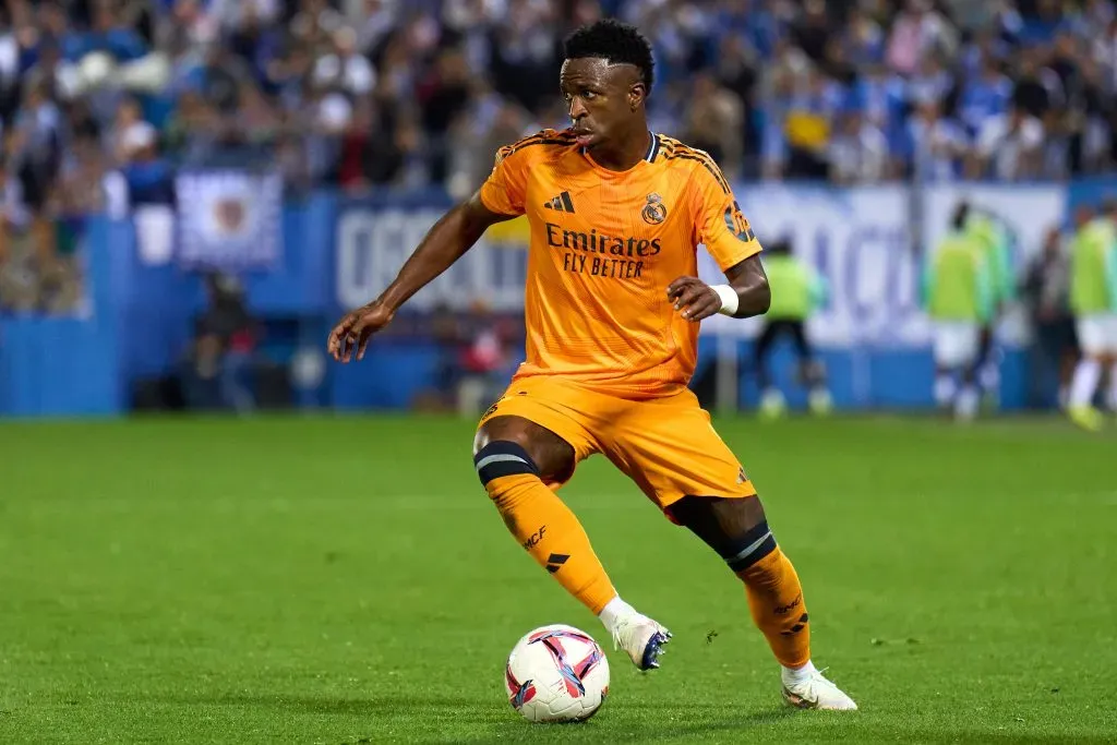 Vinicius Júnior não encara o Liverpool. (Photo by Angel Martinez/Getty Images)
