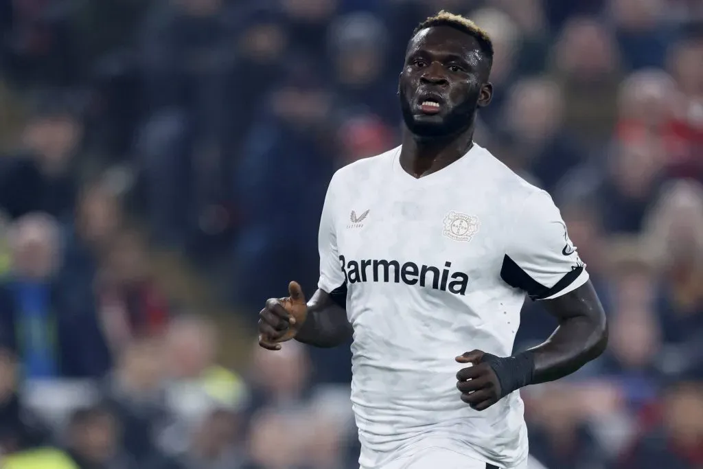 Victor Boniface é alvo do Manchester United. Jogador é avaliado em R$274 milhões. foto: IMAGO / Sportsphoto