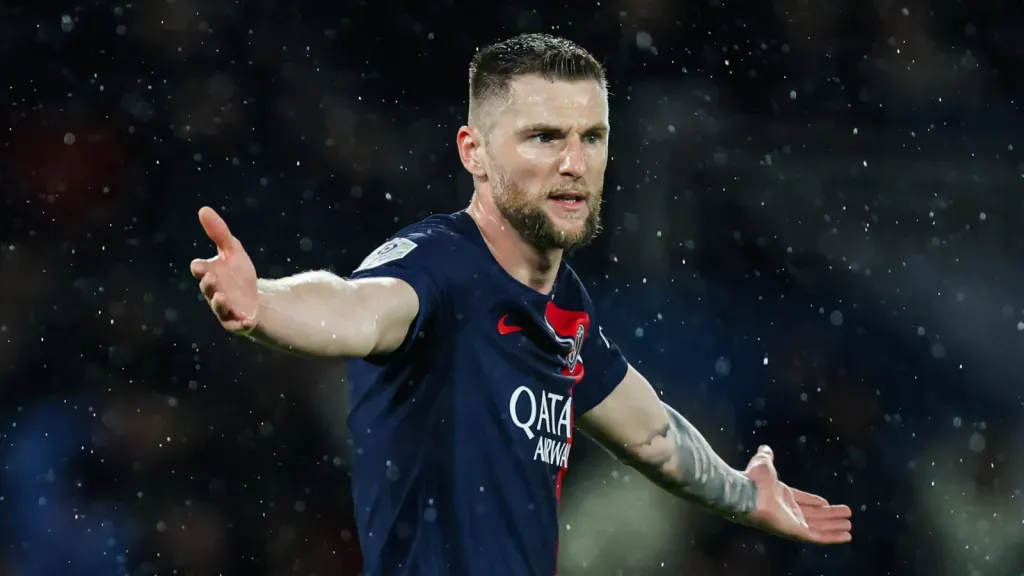 Milan Skriniar durante partida pelo PSG (FOTO: IMAGO / NurPhoto)