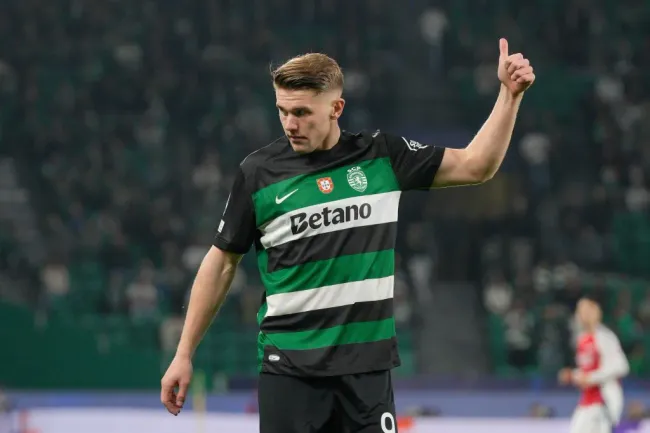 Gyokeres, do Sporting, é desejo não só do Chelsea, mas de outros grandes clubes. foto: IMAGO / SOPA Images