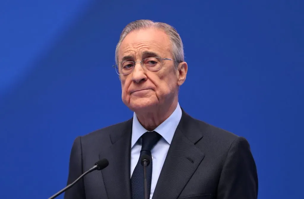 Florentino Pérez falou com Kylian (Photo by David Ramos/Getty Images)