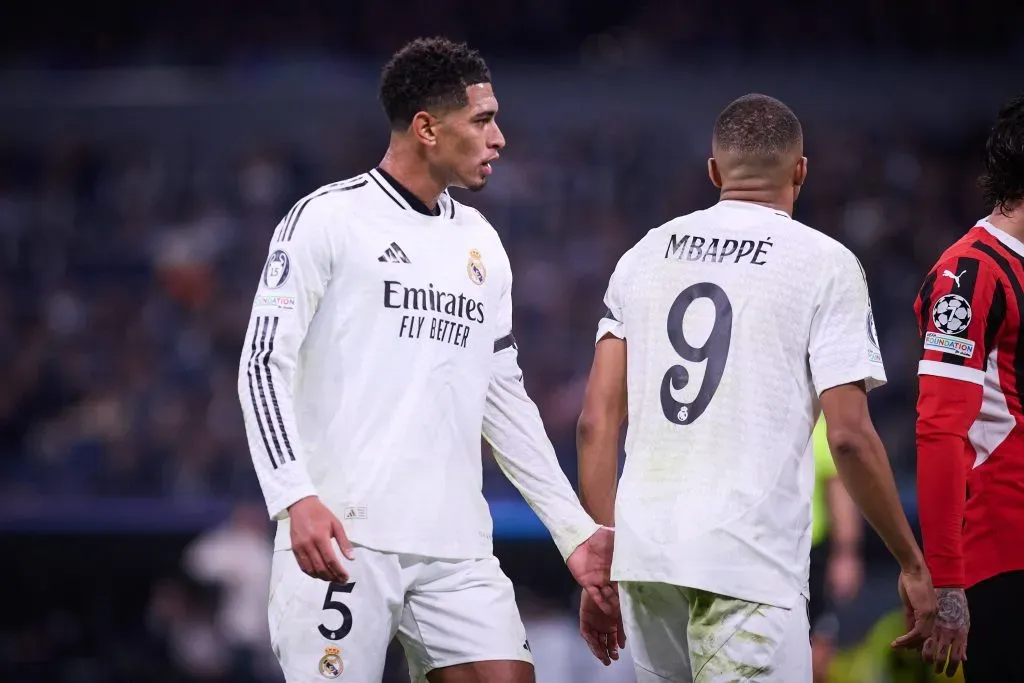 Bellingham e Mbappé pelo Real Madrid. Foto: IMAGO / Alterphotos