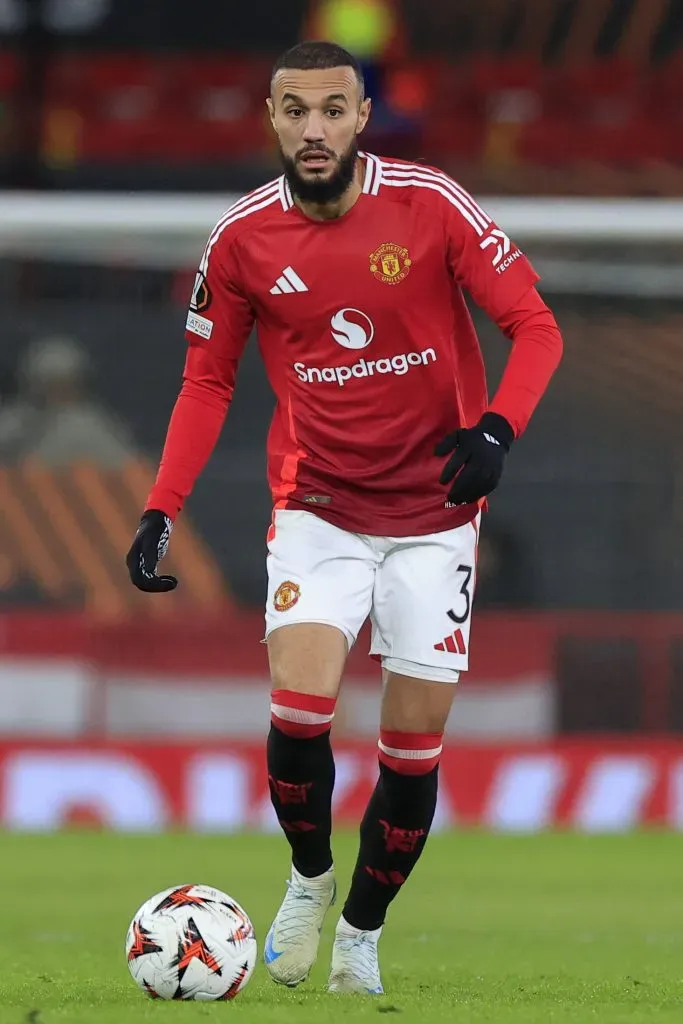 Mazraoui foi anunciado pelo Manchester United em agosto deste ano. foto: IMAGO / Pro Sports Images