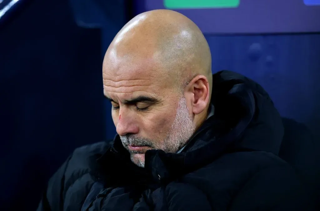Pep Guardiola, técnico do City - (Photo by Carl Recine/Getty Images)