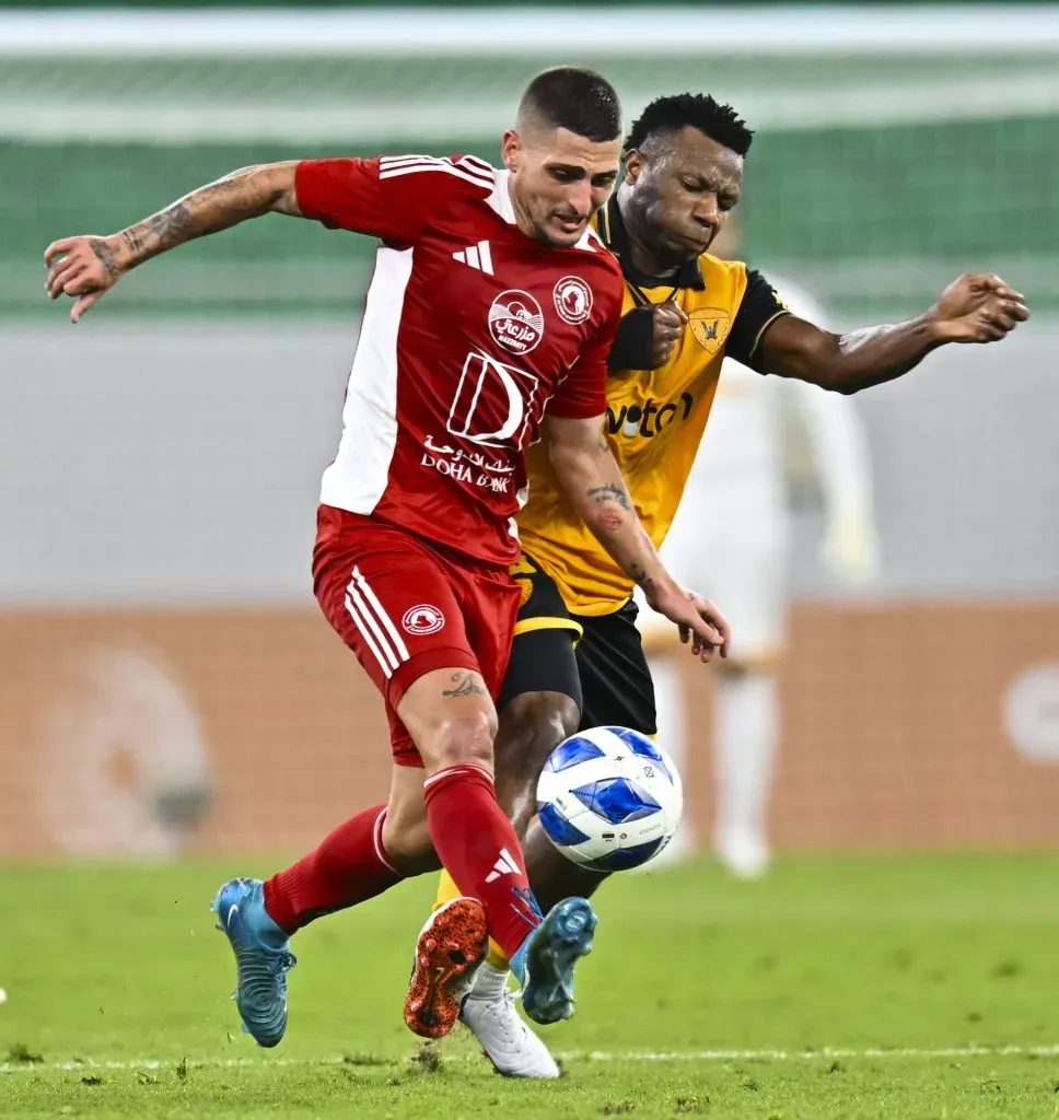 Marco Verrati em ação pelo Al-Arabi SC, do Catar. Segundo o portal Real Madrid Exclusivo e Denfesa Central, seria uma opção de substituir Luka Modric. Foto: IMAGO / Naushad