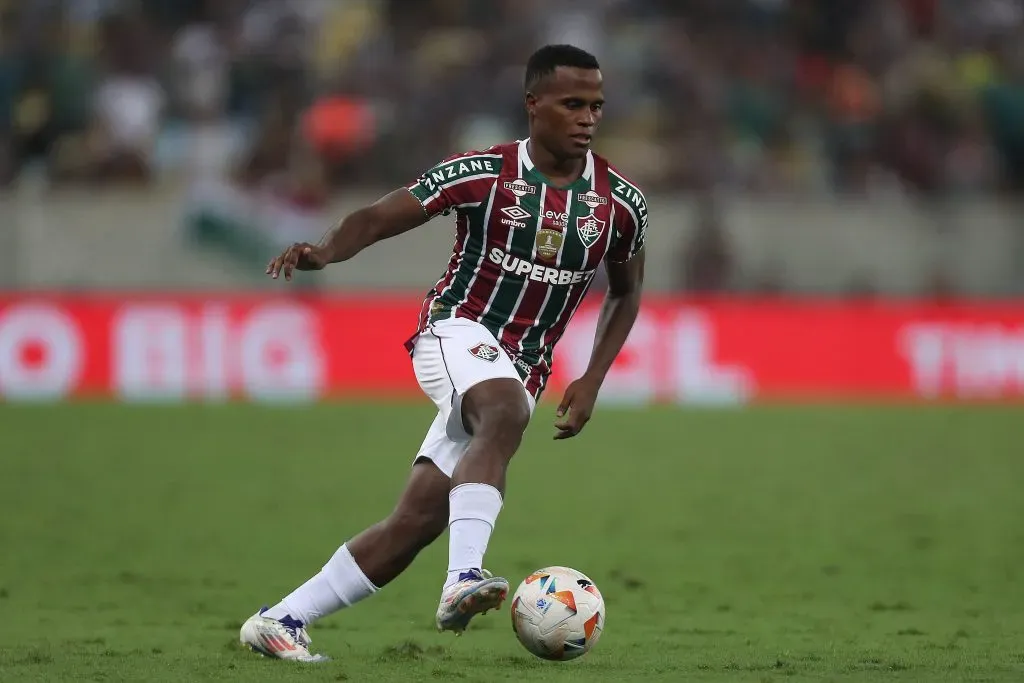 Jhon Arias em ação pelo Fluminense. (Photo by Wagner Meier/Getty Images)