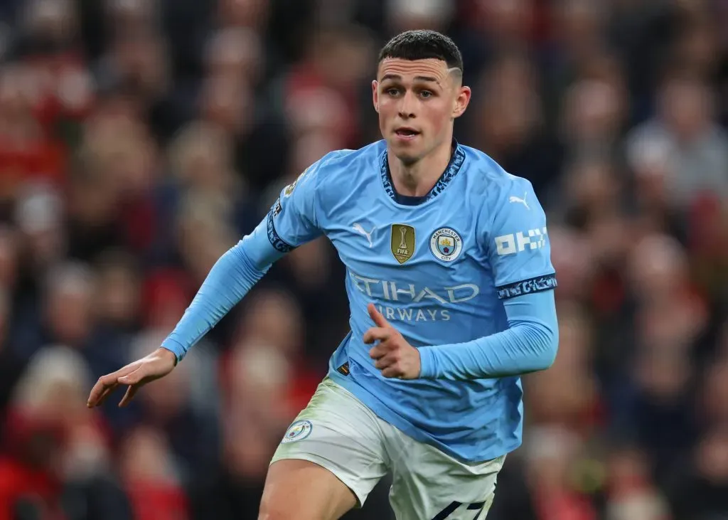 Phil Foden pode retornar no Manchester City contra a Juventus, pela Champions. Foto: IMAGO / Sportimage