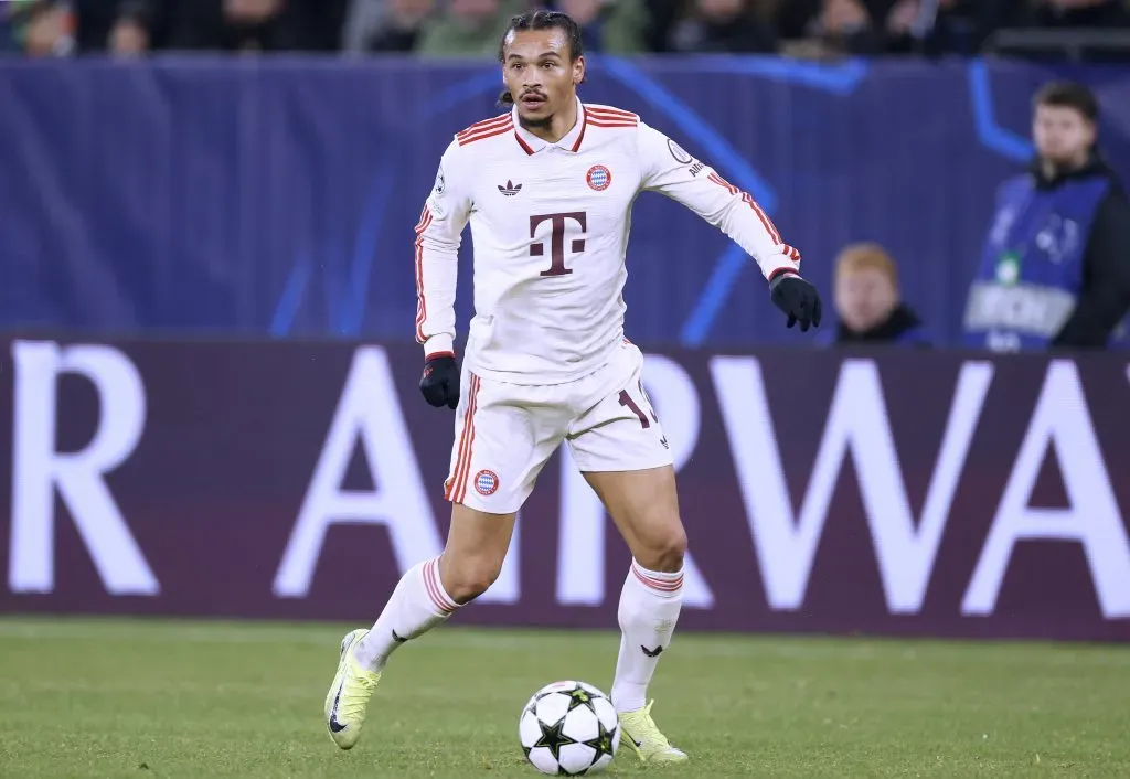 Sané em ação pelo Bayern de Munique