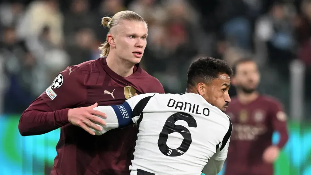 Danilo em partida da Juventus x Manchester City (Foto: IMAGO / Buzzi)