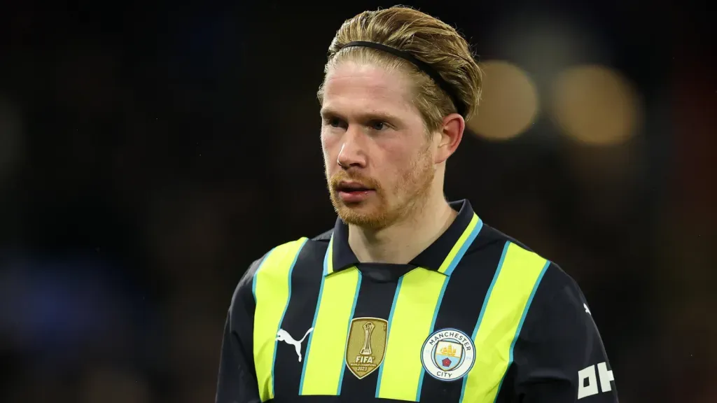 Kevin de Bruyne em partida contra o Manchester City (Foto: IMAGO / Sportimage)