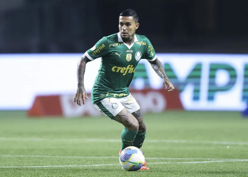 Dudu, atacante do Palmeiras pode parar no Santos - (Photo by Alexandre Schneider/Getty Images)