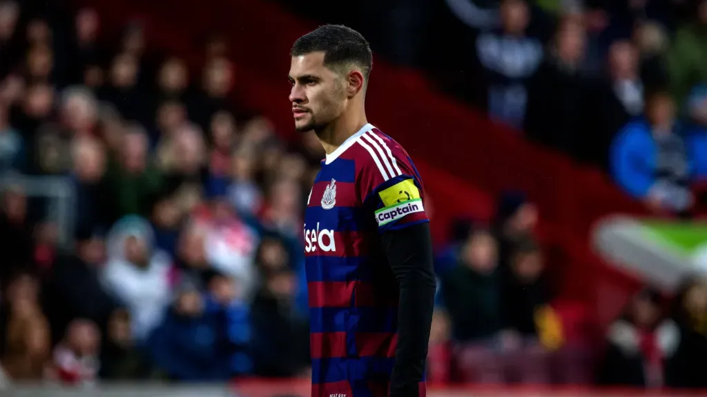 Bruno Guimarães em partida pelo Newcastle (Foto: IMAGO / Sports Press Photo)