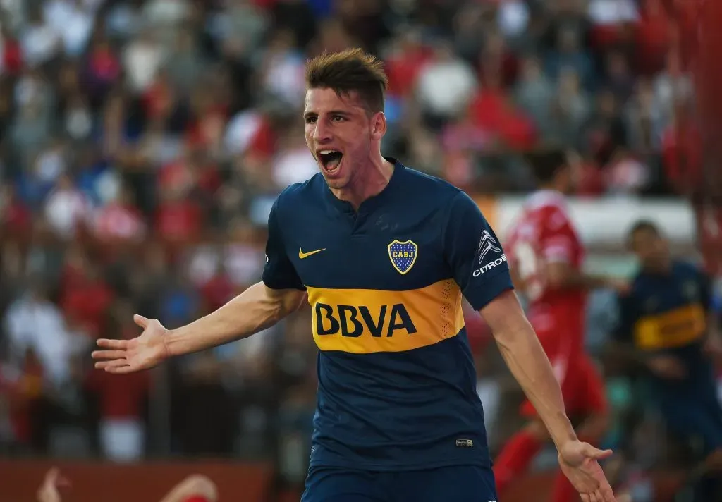 Jonathan Calleri com a camisa do Boca Juniors em 2015. Foto: IMAGO / Photogamma.