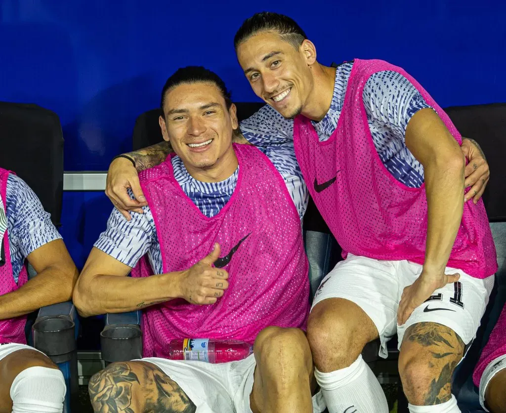 Darwin Núñez e Tsimikas são alvos do Atlético de Madrid. O primeiro pode não permanecer para a próxima temporada, segundo portal. Foto: IMAGO / Propaganda Photo