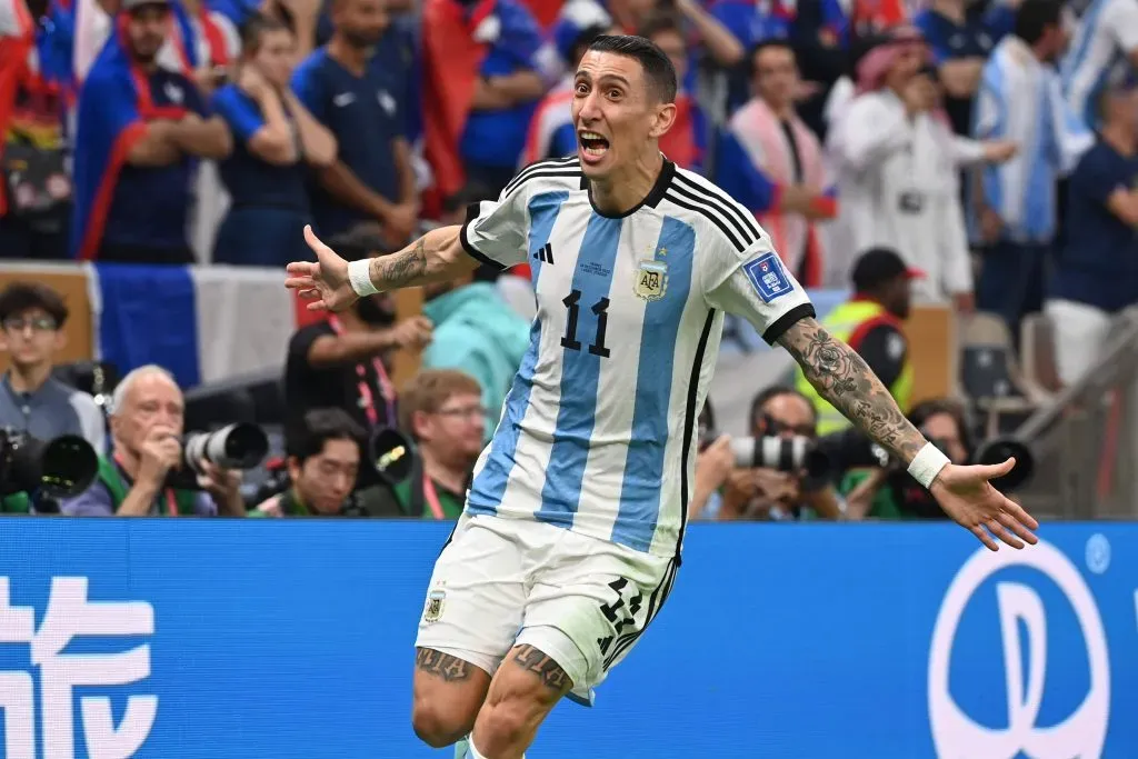 Di María durante a Copa do Mundo 2022. Foto: IMAGO /