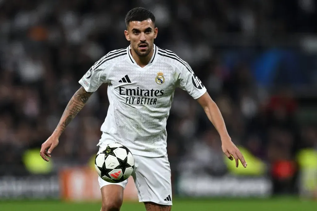 Dano Ceballos pelo Real Madrid. Db Madrid Spagna 05/11/2024 – Champions League / Real Madrid-Milan / foto Daniele Buffa/Image nella foto: Dani Ceballos PUBLICATIONxNOTxINxITA