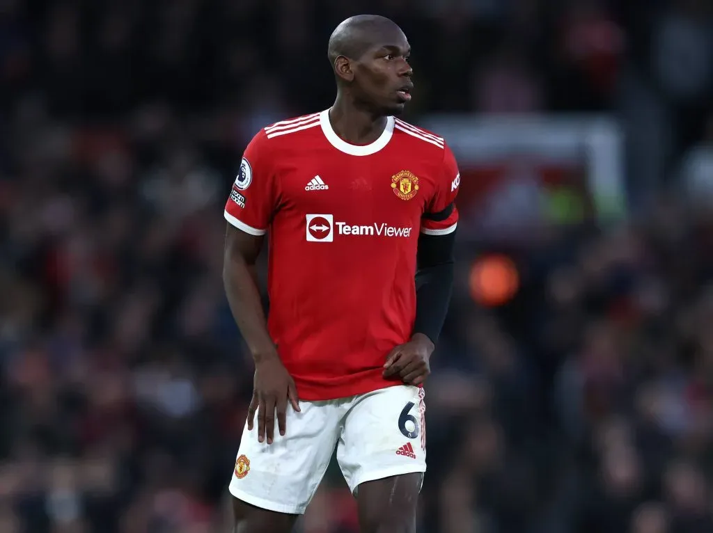 Pogba em temos de Manchester United. Foto: Imago