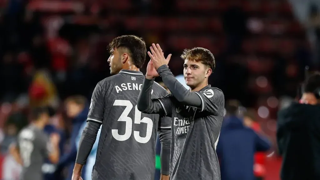 Daniel Yañez e Raúl Ascencio no confronto contra o Girona pelo Real Madrid (IMAGO / ZUMA Press Wire)