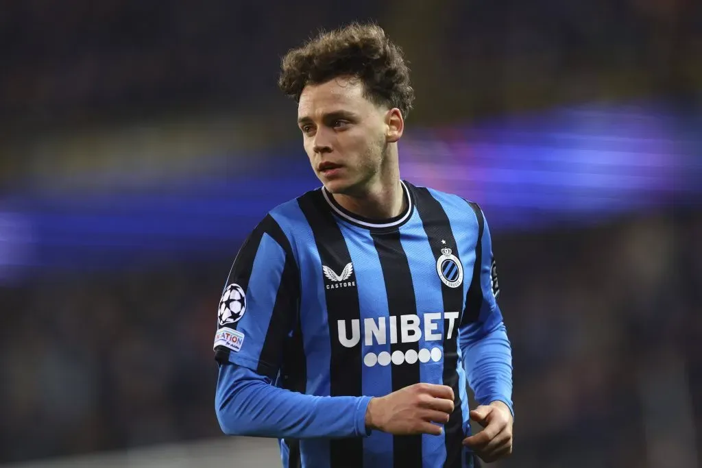 Maxim de Cuyper, do Club Brugge, da Bélgica, é um dos alvos do Manchester City. Clube pode ir atrás do atleta já em janeiro. Foto: IMAGO / Photo News