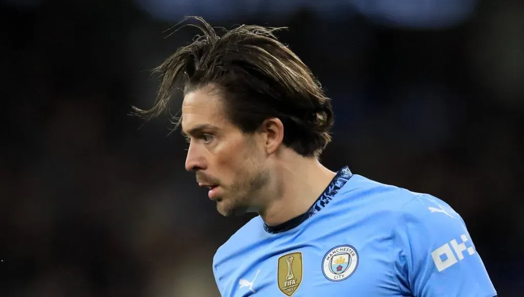 Grealish em campo pelo clássico entre City x United na Premier League (IMAGO / Action Plus)