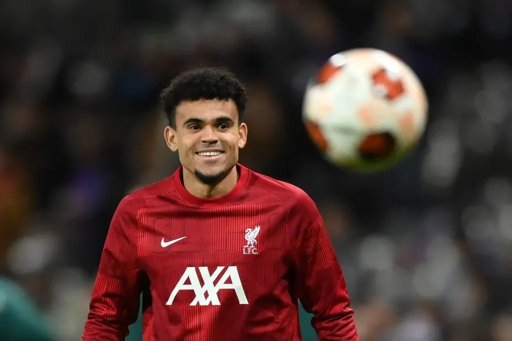 Luis Díaz no duelo diante do Toulouse (Photo by Justin Setterfield/Getty Images)