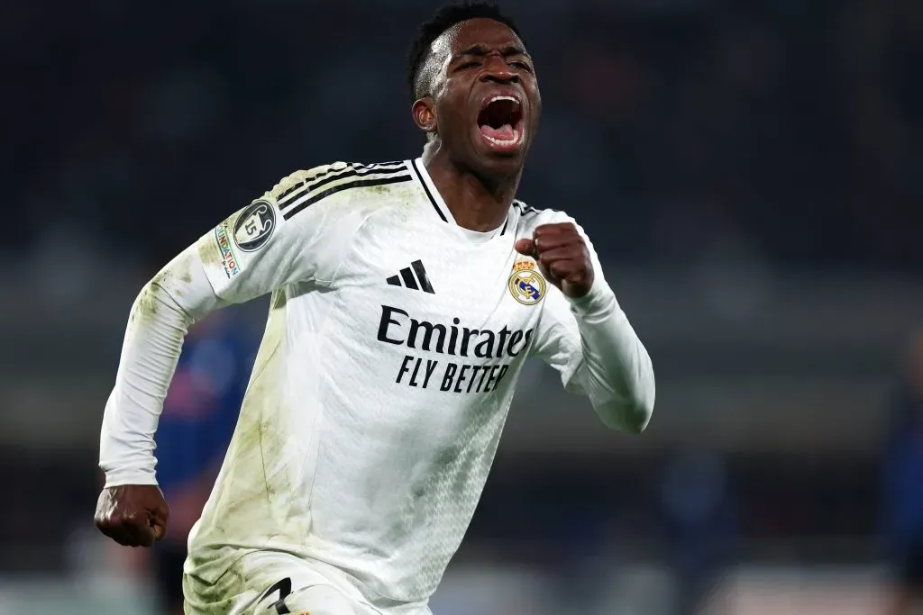 O atacante brasileiro Vini Jr, do Real Madrid, foi eleito o melhor jogador do mundo pela FIFA The Best. Foto: IMAGO / Marco Canoniero