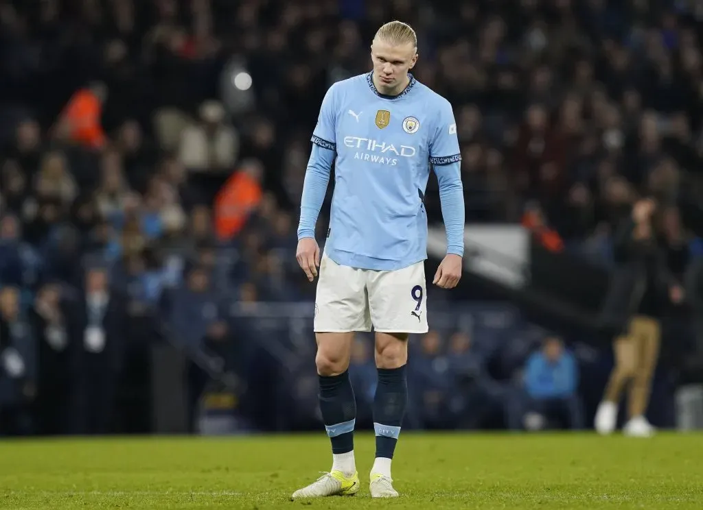 Haaland está infeliz no Manchester City. Foto: Imago