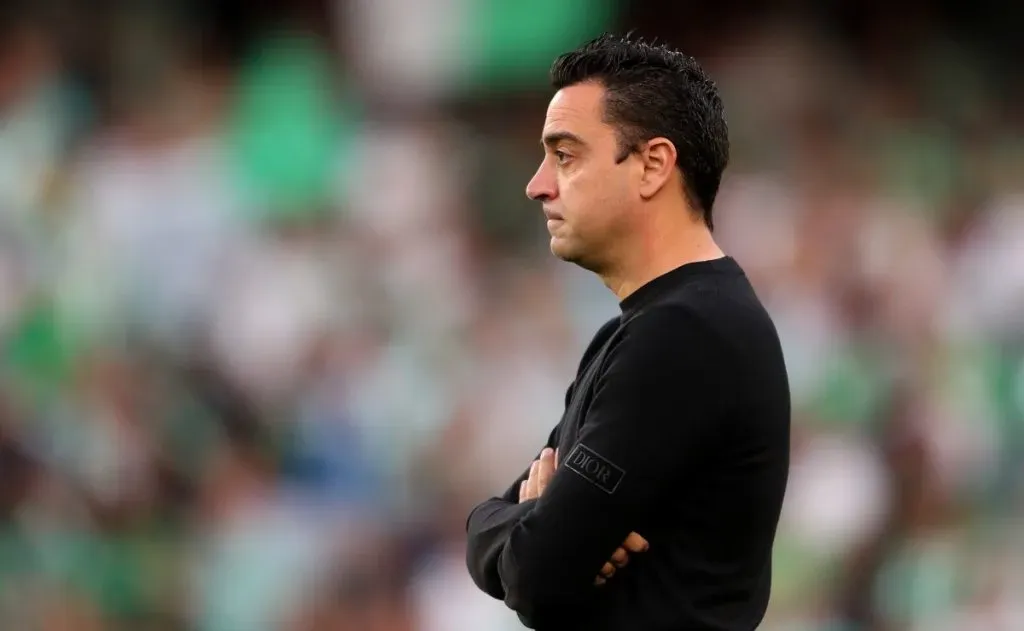 Xavi como técnico do Barça. Real Betis v FC Barcelona – La Liga Santander. Foto: Getty Images