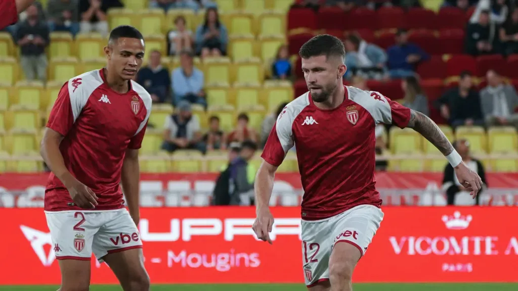 Caio Henrique e Vanderson em jogo pelo Monaco (Foto: IMAGO / PanoramiC)