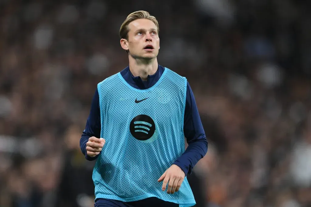 De Jong no duelo diante do Real Madrid (Photo by David Ramos/Getty Images)