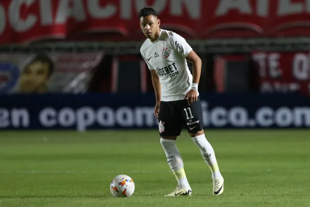 Ángel Romero pelo Corinthians. (Photo by Daniel Jayo/Getty Images)