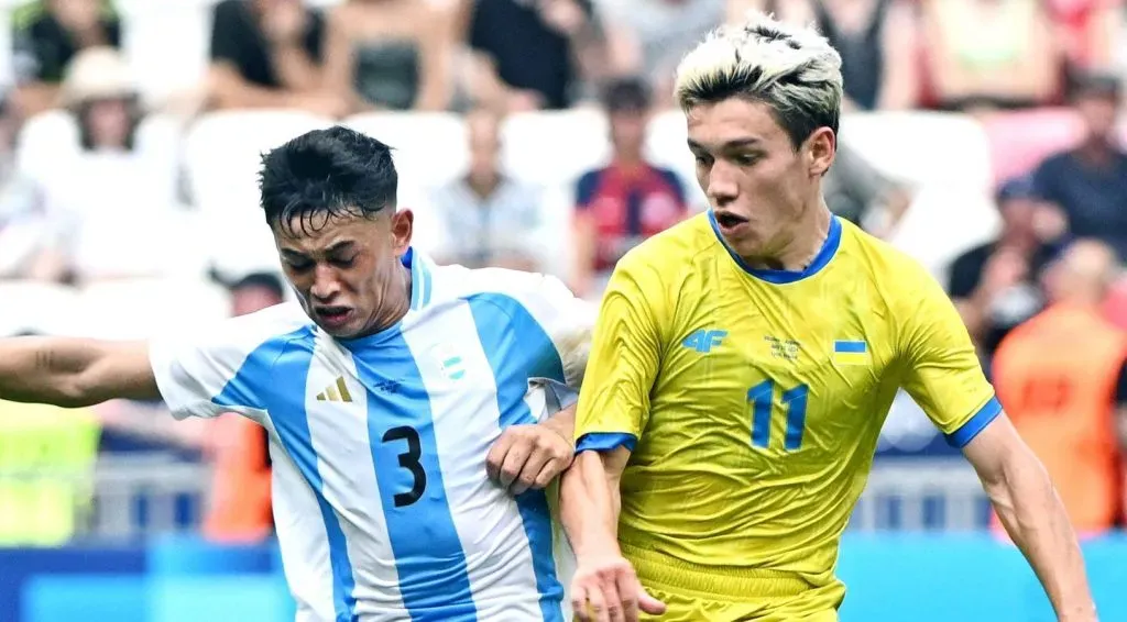 Julio Soler em campo pela Argentina nas Olimpíadas (IMAGO / MAXPPP)