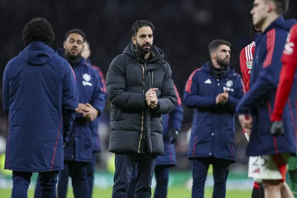 Ruben Amorim, técnico do Manchester United. Foto: Imago
