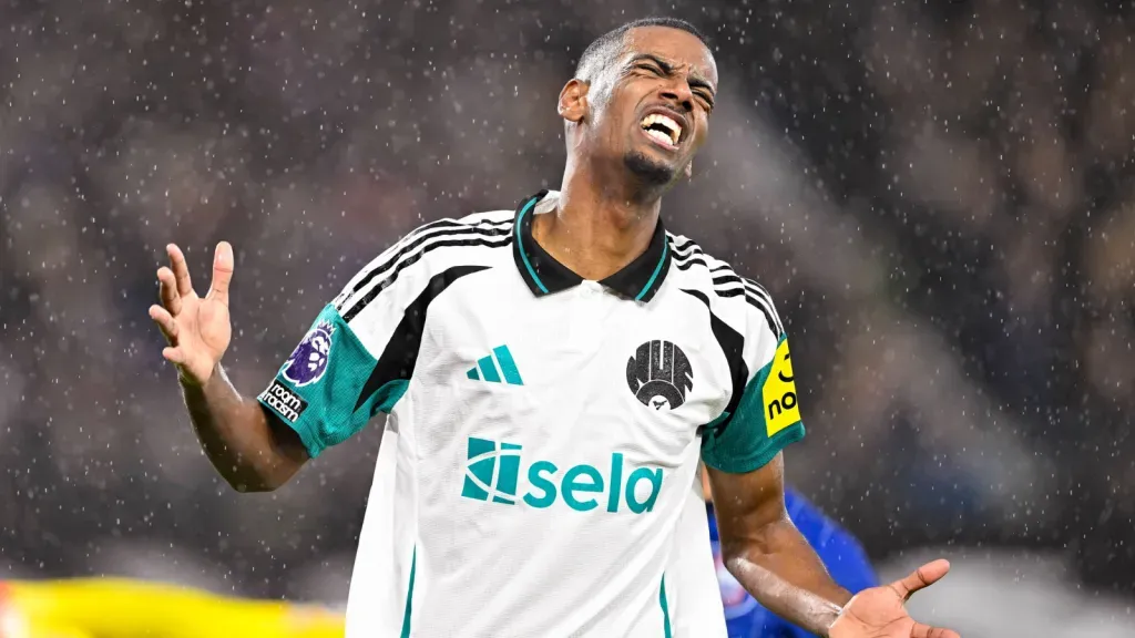 Alexander Isak em partida da Premier League pelo Newcastle (Foto: IMAGO / Sports Press Photo)