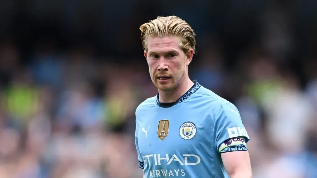 Kevin De Bruyne, do Manchester City, é alvo de outros clubes. Foto: Michael Regan/Getty Images