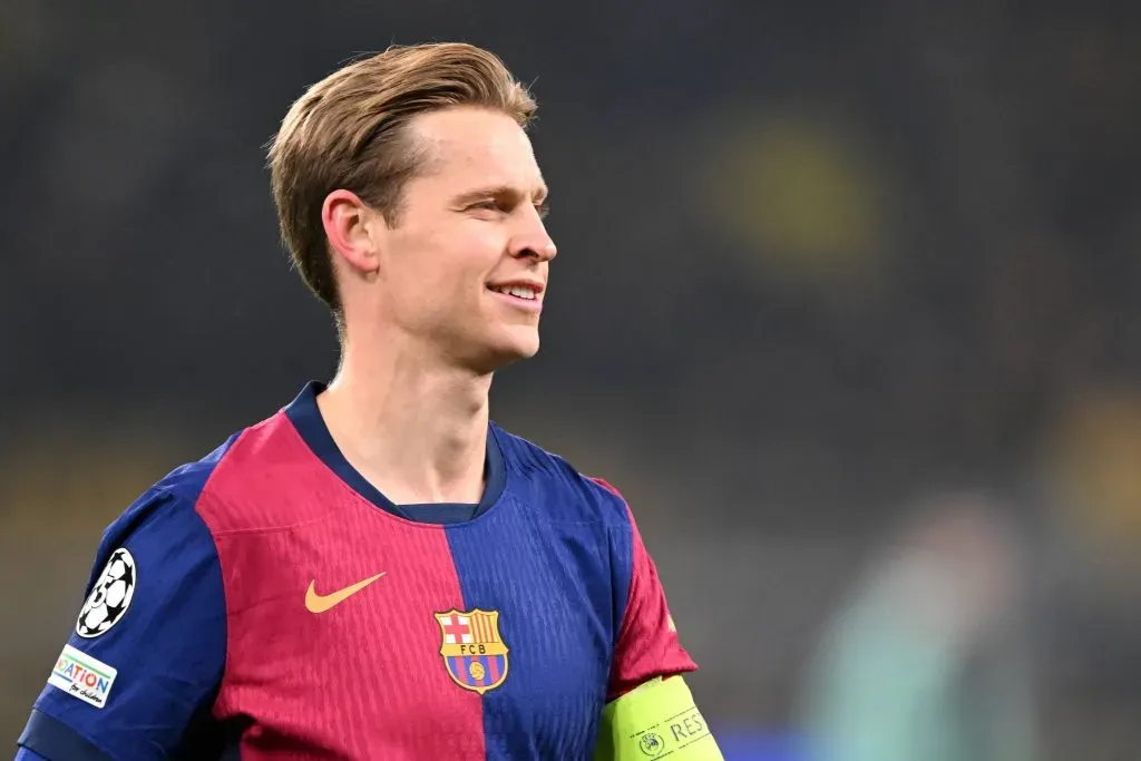 De Jong em ação pelo Barcelona
