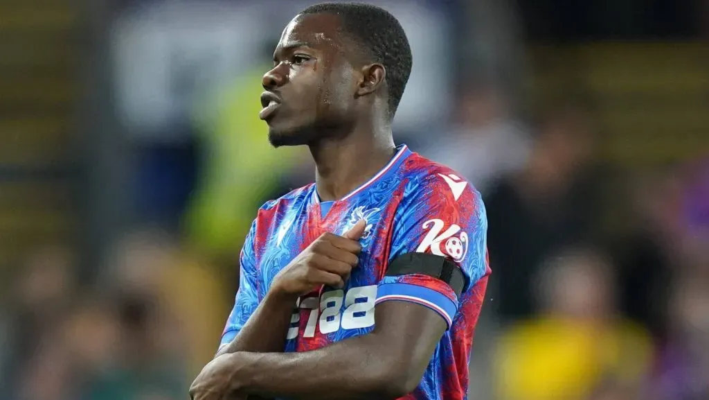 Tyrick Mitchell, do Crystal Palace, durante a partida da 2ª rodada da Carabao Cup entre Crystal Palace FC e Norwich City FC no Selhurst Park, Londres, Inglaterra, Reino Unido. (Foto: IMAGO / Every Second Media)