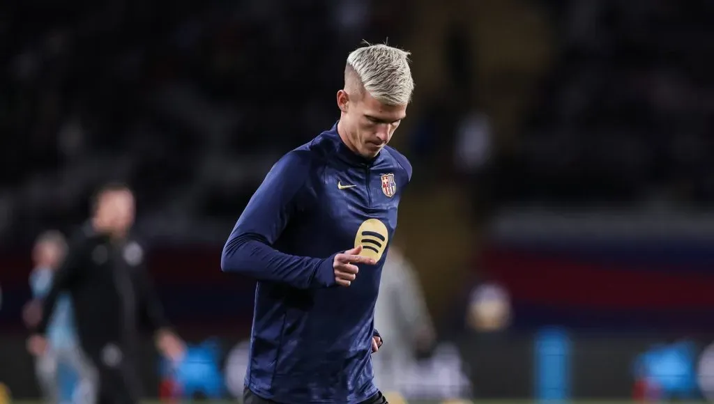 Dani Olmo em aquecimento (IMAGO / ZUMA Press Wire)