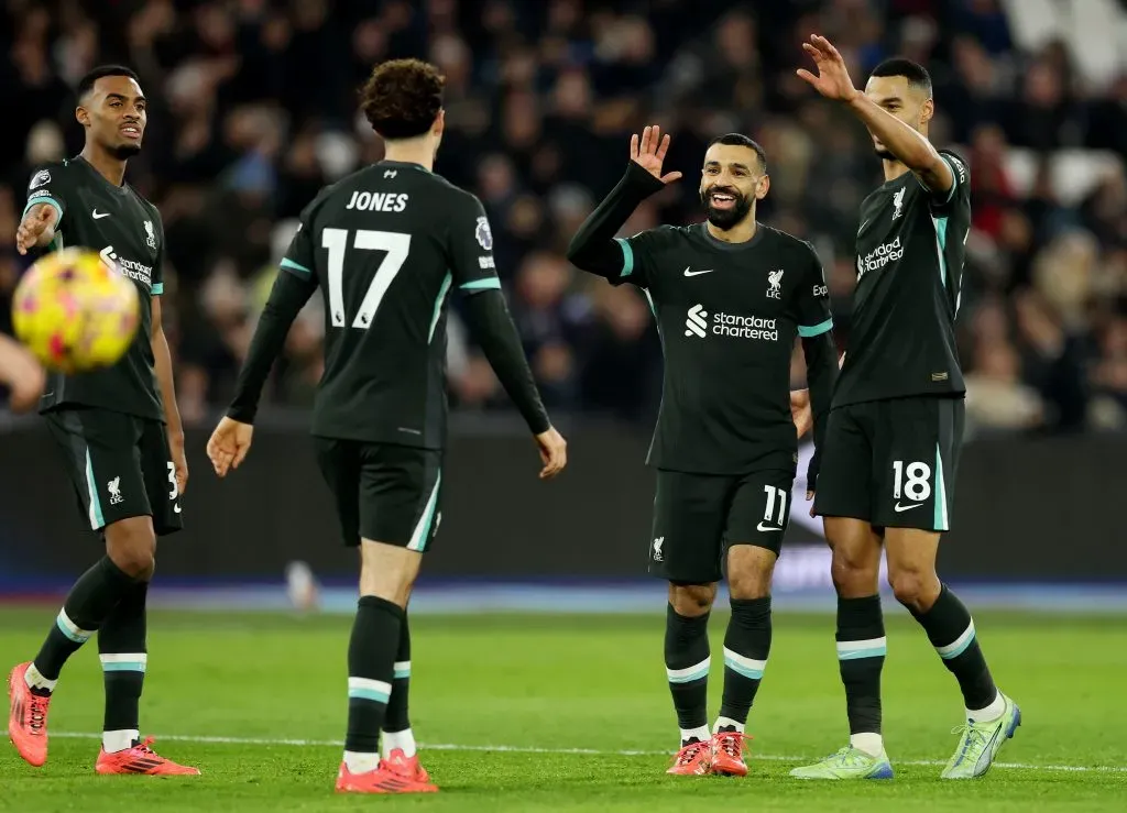 Salah vive grande fase. (Photo by Richard Pelham/Getty Images)