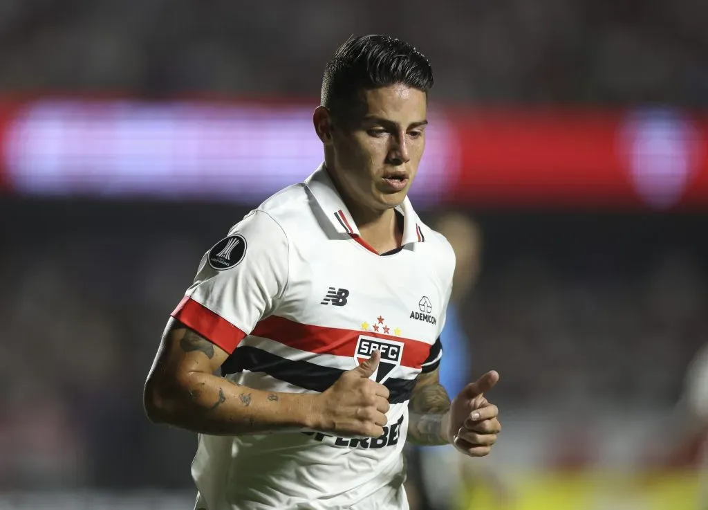 James pouco jogou no São Paulo (Photo by Alexandre Schneider/Getty Images)